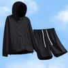 Yi Mi Cang Summer Sun Protection Set: High-Quality Nylon Jacket & Quick-Drying Breathable Shorts for Couples
