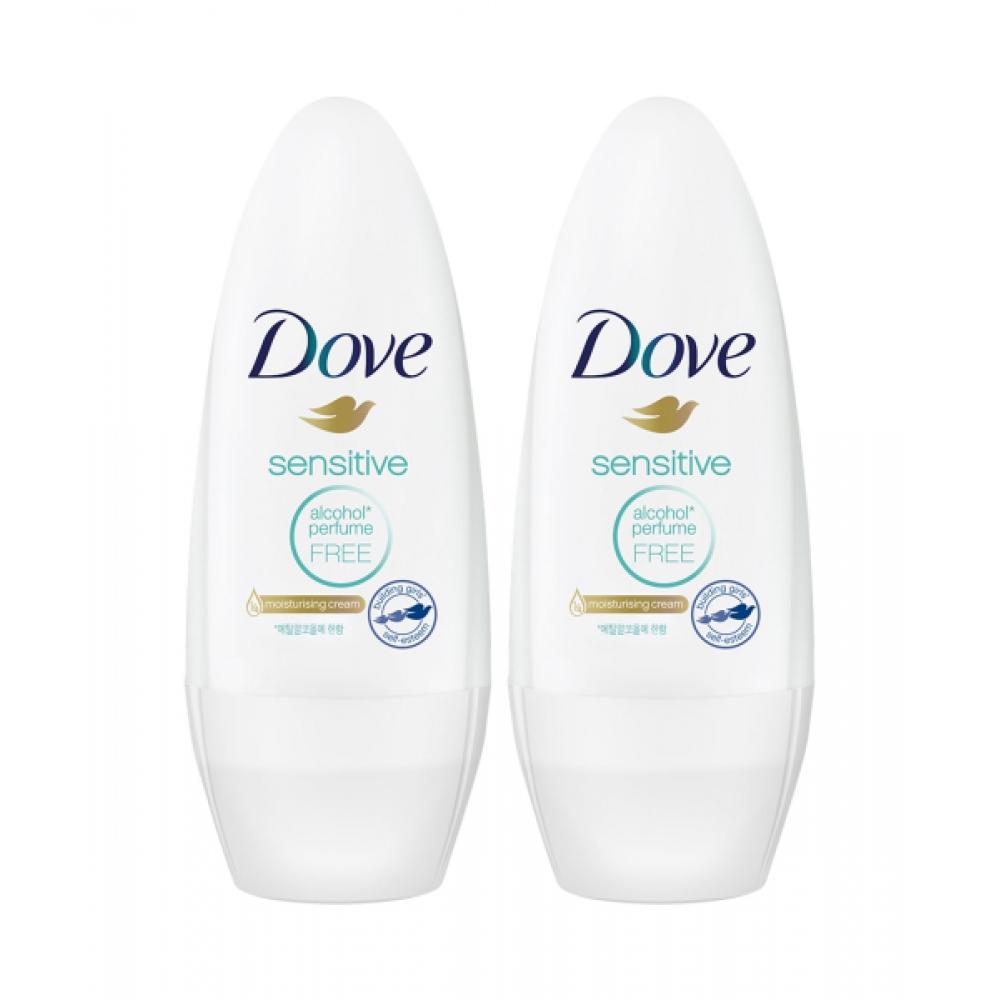 Dove Deodorant Roll On 40ml Sensitive X 2 NONE