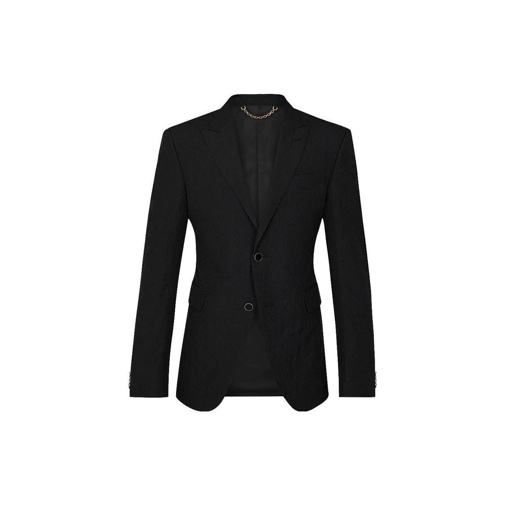 LOUIS VUITTON Business Suit Coat Men's Black 1A54Q0