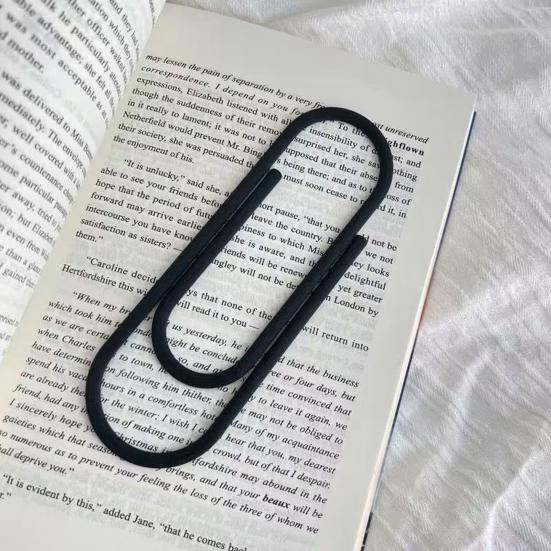 3D Printed Giant Paper Clip, Large Paper Clip Shape Bookmark, Extra Big Paperclip Book Marker Decoration, Gift for Reading Lovers