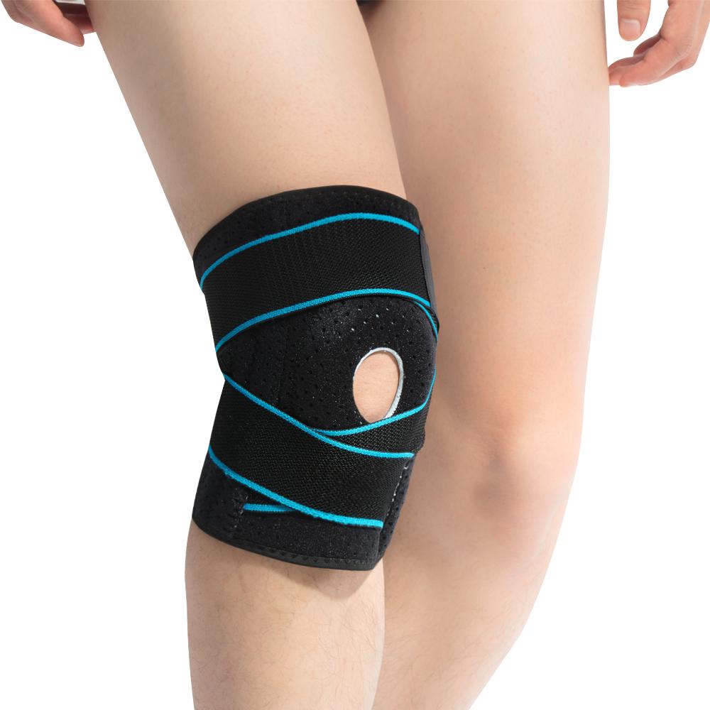 Sport Popular Football Soccer Baseball Compression Sport Knee Calf Brace Support Sleeve for Spring Protection
