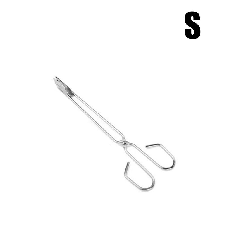 

1/3 Multifunctional Grill Tongs Stainless Steel Grilled Food Clip Vegetable Meat Charcoal Tongs Outdoor Convenient BBQ Tools