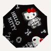 1pc Skeleton Hello Kitty PatternUmbrella with Plastic Handle,Suitable for All Seasons Home Travel Outdoor UmbrellaSanlio232