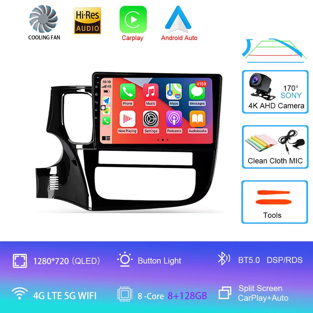 Car Radio Android 14 Carplay For Mitsubishi Outlander 3 GF0W GG0W 2012-2018 Multimedia Video Player Navigation Stereo GPS 2din