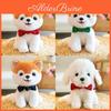 Corgi Plush Toy With Pp Cotton Filling Soft Short Fur Stuffed Animal For Kids Gift