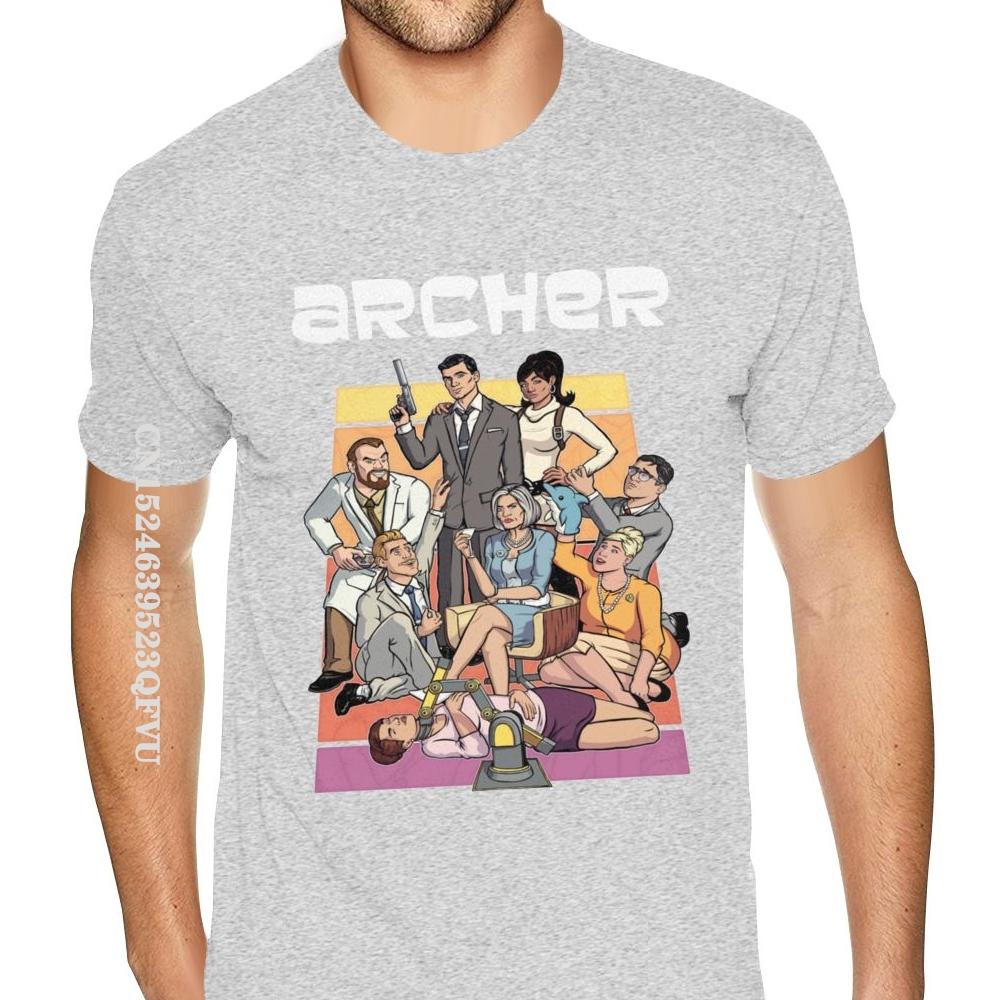 Lila Fara Zon Archer T-shirt Herr Dam Anpassad Oversized Anime T-shirt Herr Ultra Bomull O-ringad T-shirts