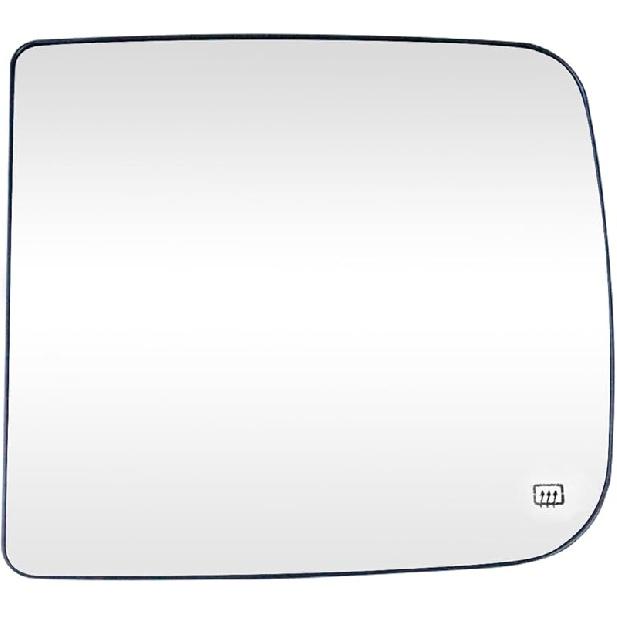Heated Repl. Glass Right Passenger Side Compatible With Dodge Ram 1500 2500 3500 2009 2010 2011 2012 2013 2014 2015 2016 2018   Tow Flat Mirror Big