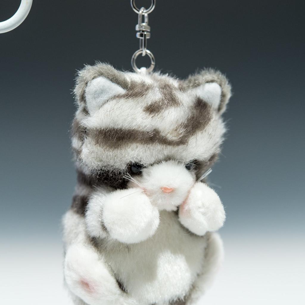 Takenoko Petit Petit Dream Keychain Cat Gray Plush Toy 68318