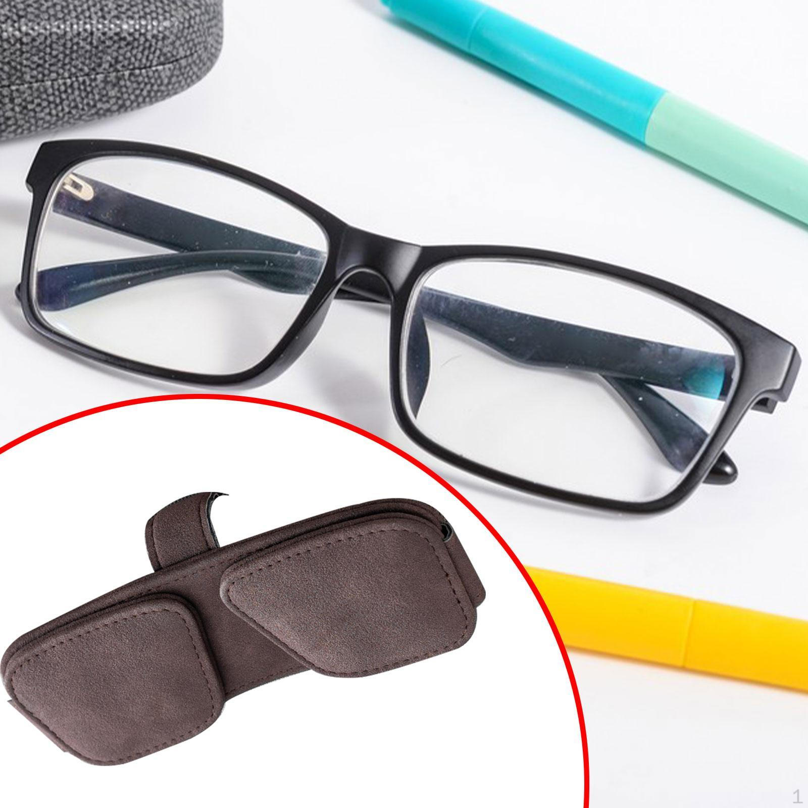 

Автомобильный держатель для солнцезащитных очков, зажим для очков, крепление для двух позиций, аксессуары для автомобильных очков коричневый