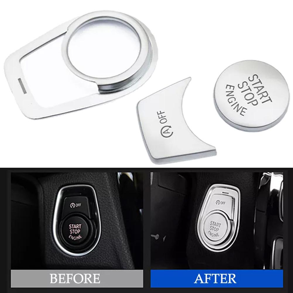 Engine Start Stop Cover Button Cover Trim Car Engine Start Stop Button