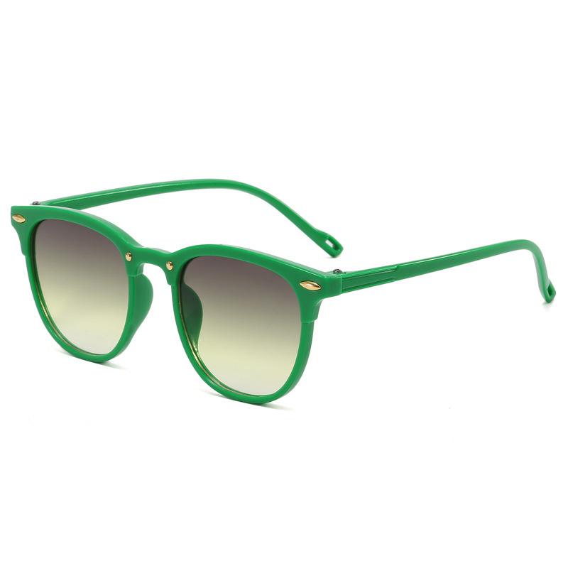 

Маленькие квадратные детские солнцезащитные очки Детские солнцезащитные очки Защита от УФ-лучей Солнцезащитные очки Вогнутые очки зелёный