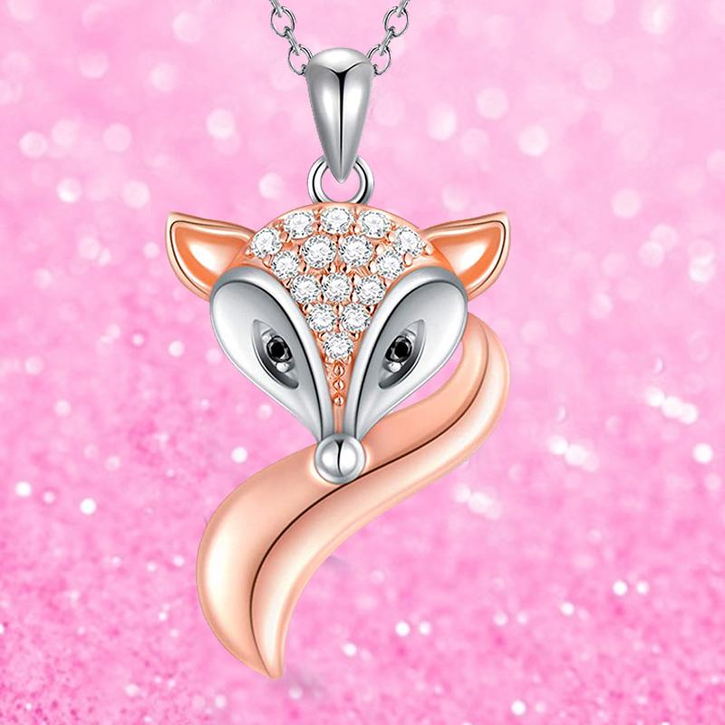 

Модное ожерелье с подвеской Fox Animal изысканное и элегантное