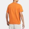 Nike T Shirts Men's Orange Crew Neck Moderate Straight Fit FN2646-815