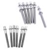 6Pcs Strong Drum Lug Bolts M5 Drum Tight Screw New Drum Tension Rods  for Jazz Drums Repair