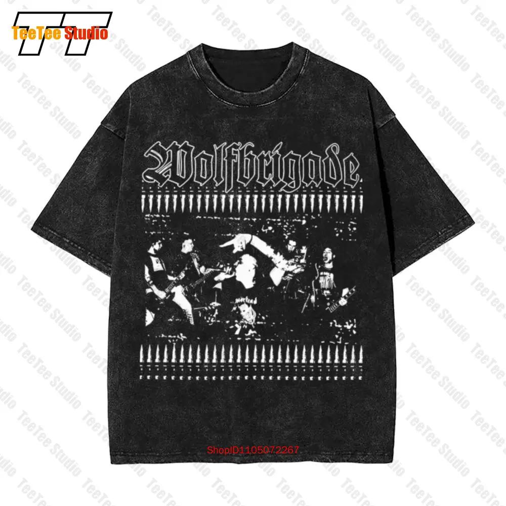 Wolfbrigade D Beat Vintage Oversized TShirt Tragedy Discharge Disfear Skit System Victims NQR S