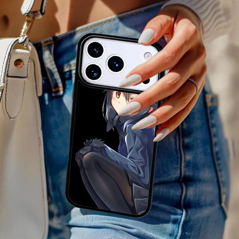 Anime Cat Girl Phone Case For iPhone 17 Air 14 15 13 12 Max Cover For Apple 14 15 16 16e 11 Pro Max Plus Coque