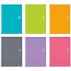 KOKUYO Soft Ring Dotted Ruled A5 Set of 6 Notebook, Lines, Size, Colors, Su-SV331BT (6 Notebooks)