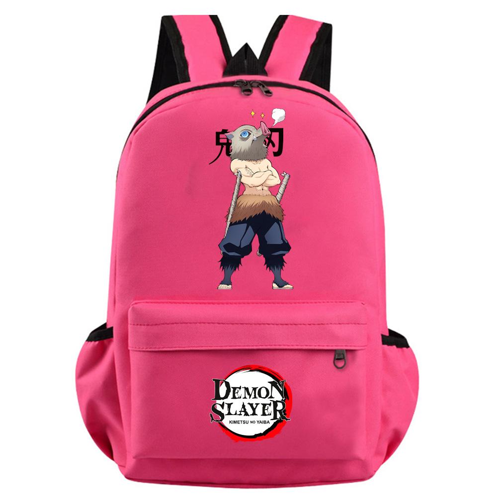 Colorful Anime Demon Slayer Printed Backpack for Teenager Girl Boy Student Schoolbag Women Large Capacity Waterproof Travel Bag Rucksack Gift