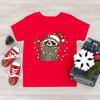3D Print Cute Raccoon T Shirt for Kids Christmas Animal Pattern T-Shirts Fashion Raccoon Lover Short Sleeve Boy Girl Tops Tees