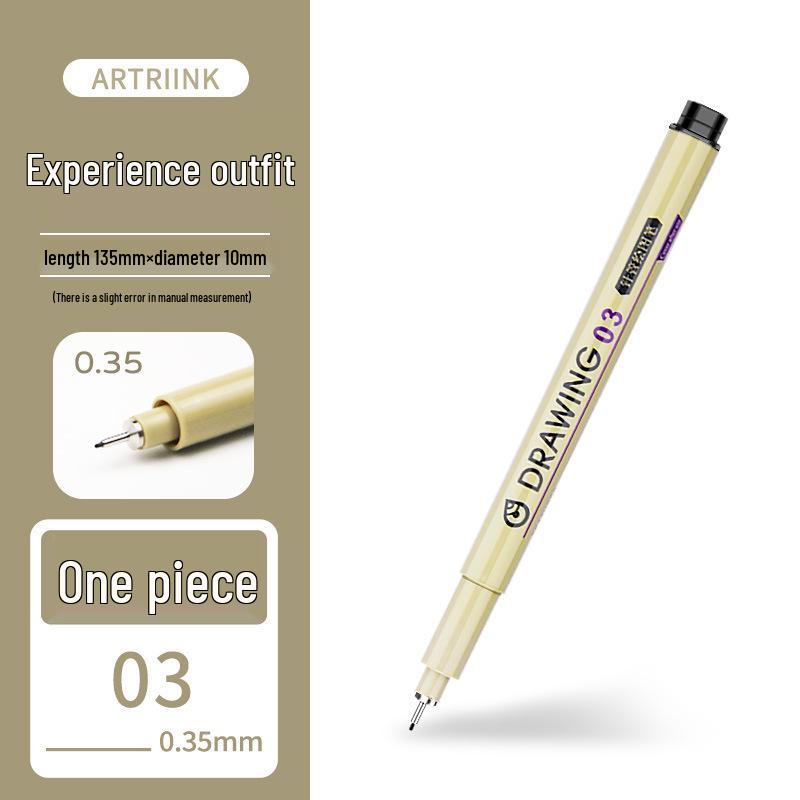 

Waterproof Technical Drawing Pen, 21 Line Width for Art and Architecture, Bestseller Outlining Marker 03 0.35mm чорний