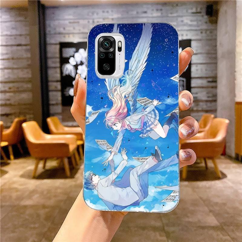 

Ваш чехол для телефона Lie In April для Xiaomi 12 11T 10 9 Redmi Note 11 10 10S Pro Redmi 9 9A 8 Прозрачный чехол для телефона Redmi 8