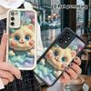 Phone Case: 2D Flat Design Suitable for Samsung Galaxy A34 A35 M05 M06 S20 S22 S21 FE Plus 5G Protective Case, Bowknot Kitten, Perfect Christmas and H