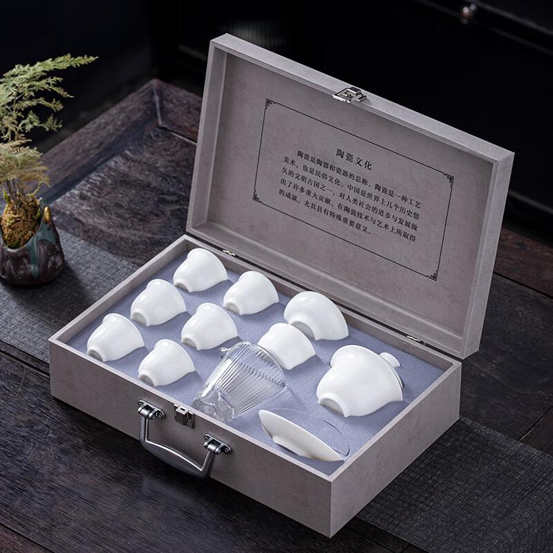 Chinese Mastercrafted Ceramic Tea Set