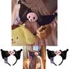 Carina fascia per orecchie Kuromi Fascia per capelli in peluche Per costume Kawaii e Cosplay Regali per ragazze