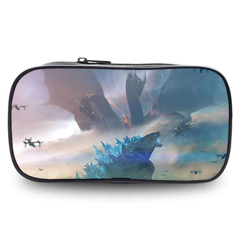 Godzilla Wars King Kong Pencil Case Stationery Case Pencil Case Student Office Pencil Bag Student Pencil Bag Stationery Storage Bag