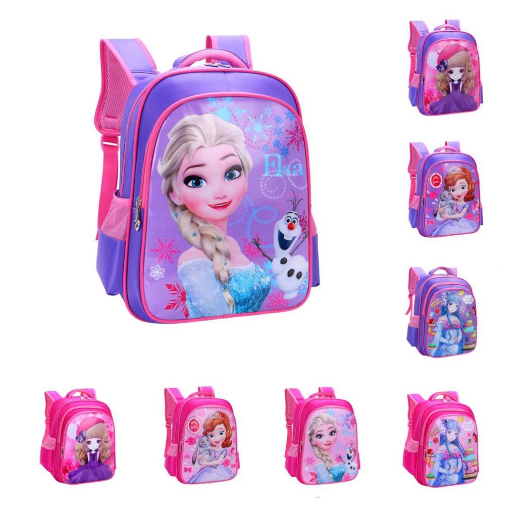 Sofia Elsa Miracle Nikki Backpack With Adjustable Straps For Girls Travel**