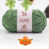Medium Thick Chenille Yarn for Handmade Crochet Bags & Dolls