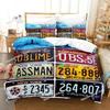 Route 66 Bedding Set Printed Bed Set With Pillowcase Bed Duvet Cover Soft Single Double Queen Super King Size Adult Kid Bedroom