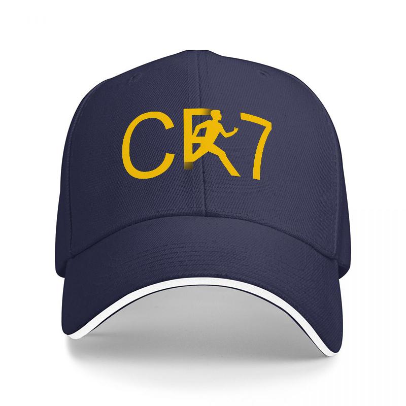 CE Logo Black Baseball Cap with Yellow Embroidered Design Classic Adjustable Hat for Unisex and Women Fashion Streetwear Style