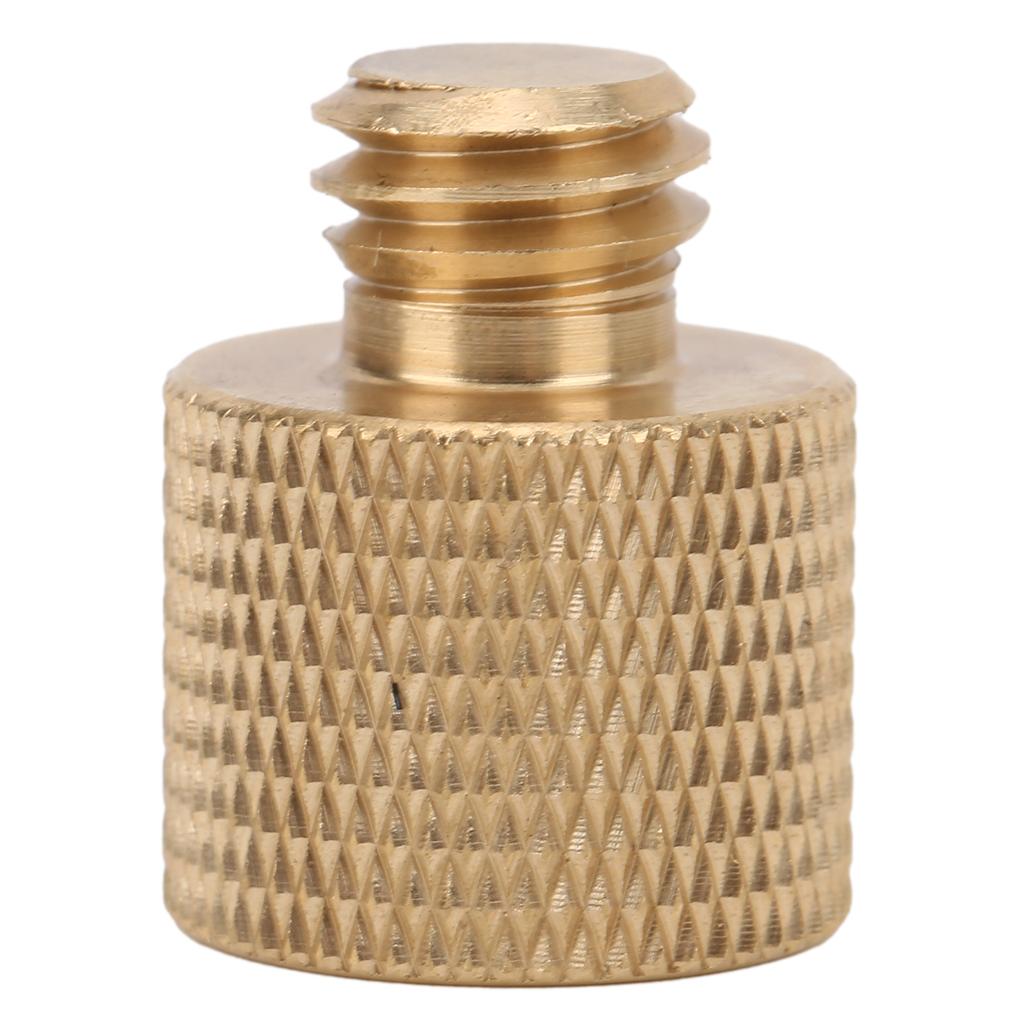 Brass Screw Adapter 3 8 Inch Male To 1 4 Inch Female Thread Reducer Screw Adapter for Camera Tripods