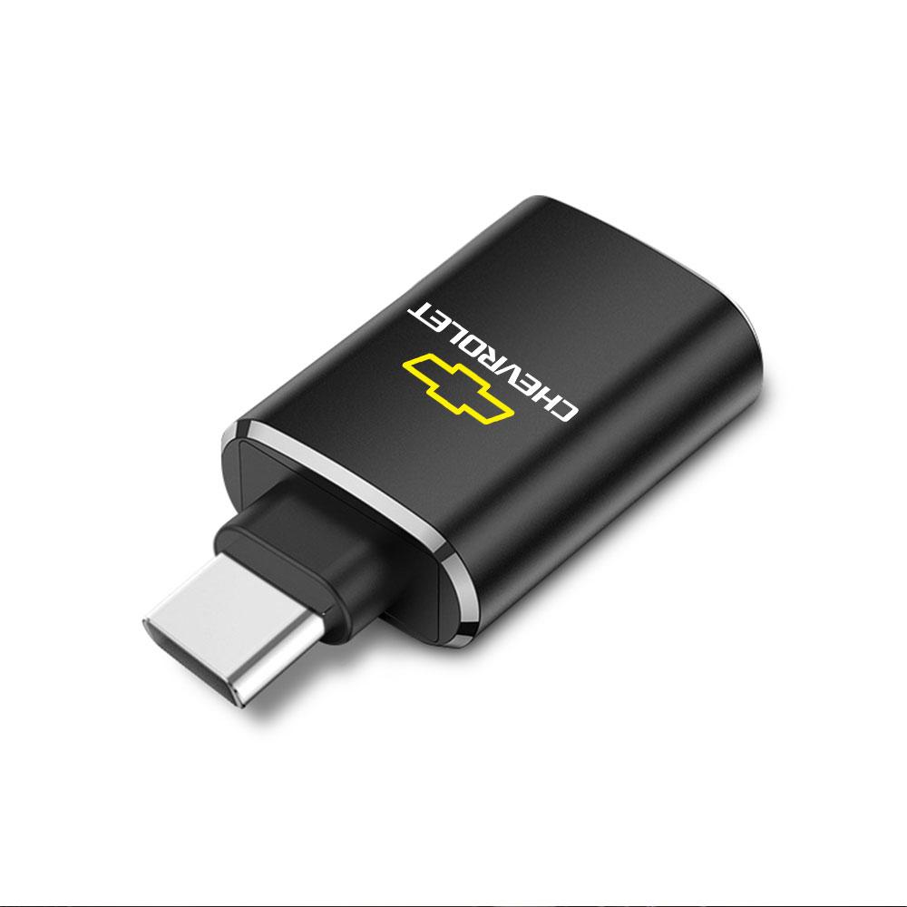 3.0 USB Type C Adapter Converter Phone Charging for Chevrolet Cruze Lacetti Sonic Spark Sail Aveo Captiva Malibu Trax Cobalt XL