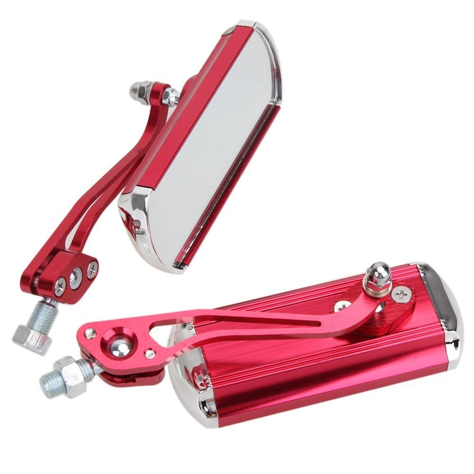 

Motorcycle Rear View Mirror Bike Cycling Clear Wide Range Back Sight Rearview Reflector Adjustable Handlebar Left Right Mirror One Size