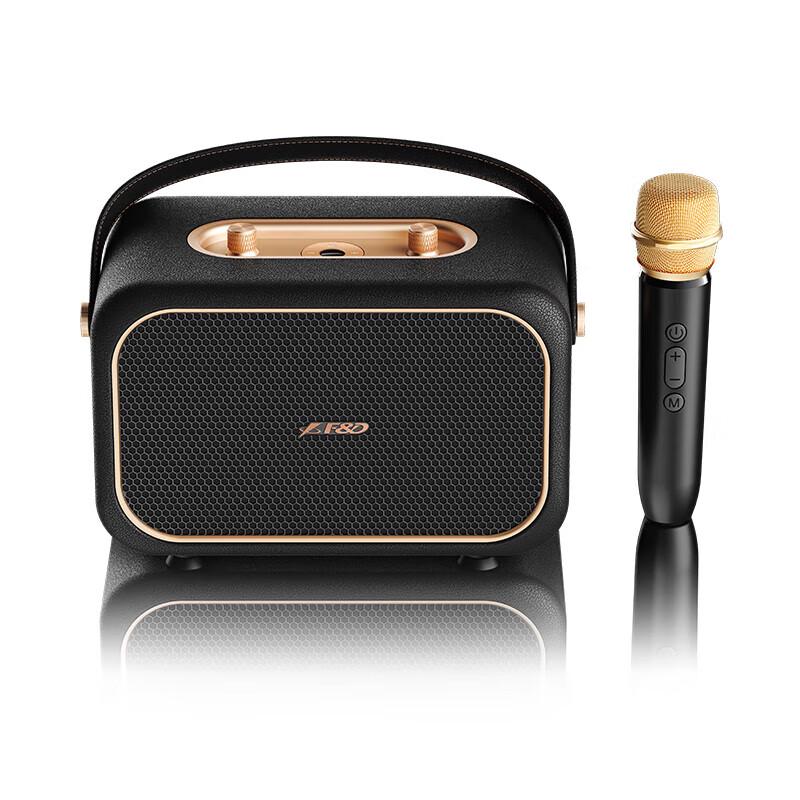 F&D RW40 Portable Bluetooth Speaker with Dual Microphones CN plug (adapter included)