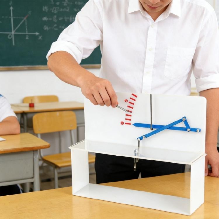 Interactive Physics Teaching Equipment Metal Plastic Optical Lever Deformation Demonstrator For Classroom Experiment