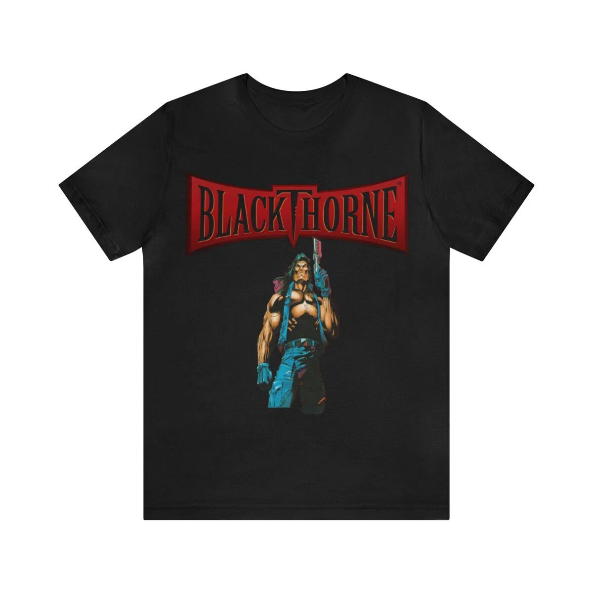 Blackthorne SNES Retro Style 90 s Video Game Pixel Art Unisex 100% Cotton T-shirt Mens Womens Tees Top 4XL