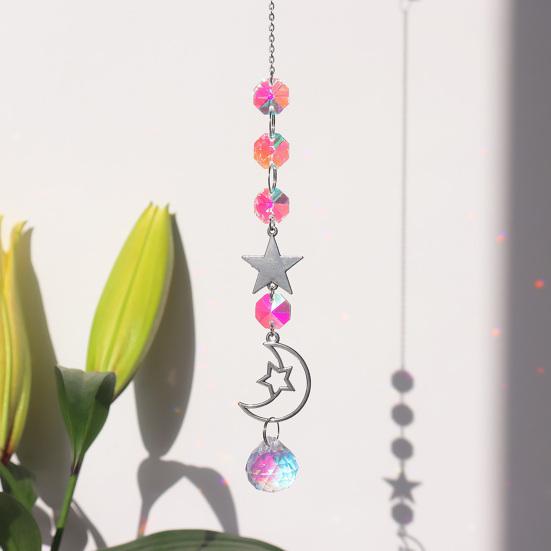 Colorful Crystal Suncatcher Hanging Sun Catcher for Windows Healing Crystal Decor for Home