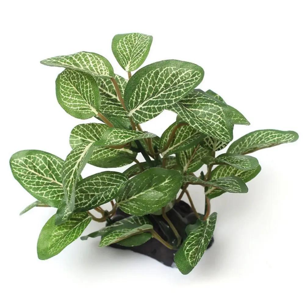 

Artificial Grass Decor Realistic Fake Aquarium Plants Garden Lawn Flexible Plastic Greenery for Fish Tank/PotteryDIY Landscape