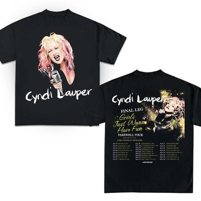 Cyndi Lauper Final Leg Cyndi Lauper Girl Just Wanna Have Fun 2026 T-Shirt