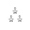 Five-Pointed Star Charms Multi Color Alloy Plain Pendants For Celestial Themed Jewelry