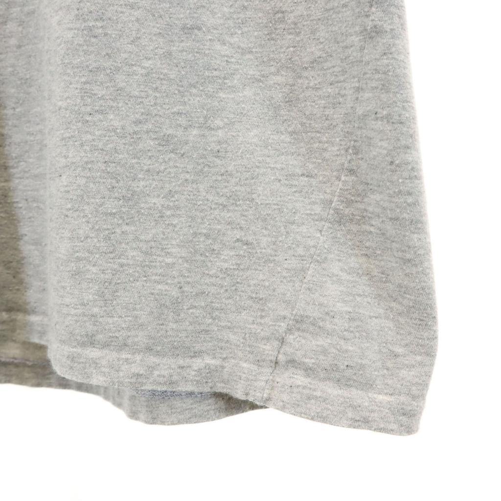 GUCCI made in Italy Short sleeve V neck T-shirt M gray Women Used