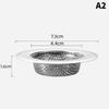 1Pcs Kitchen Sink Filter Stainless Steel Mesh Sink Strainer Filter Bathroom Sink Strainer Drain Hole Filter Trap Waste Screen