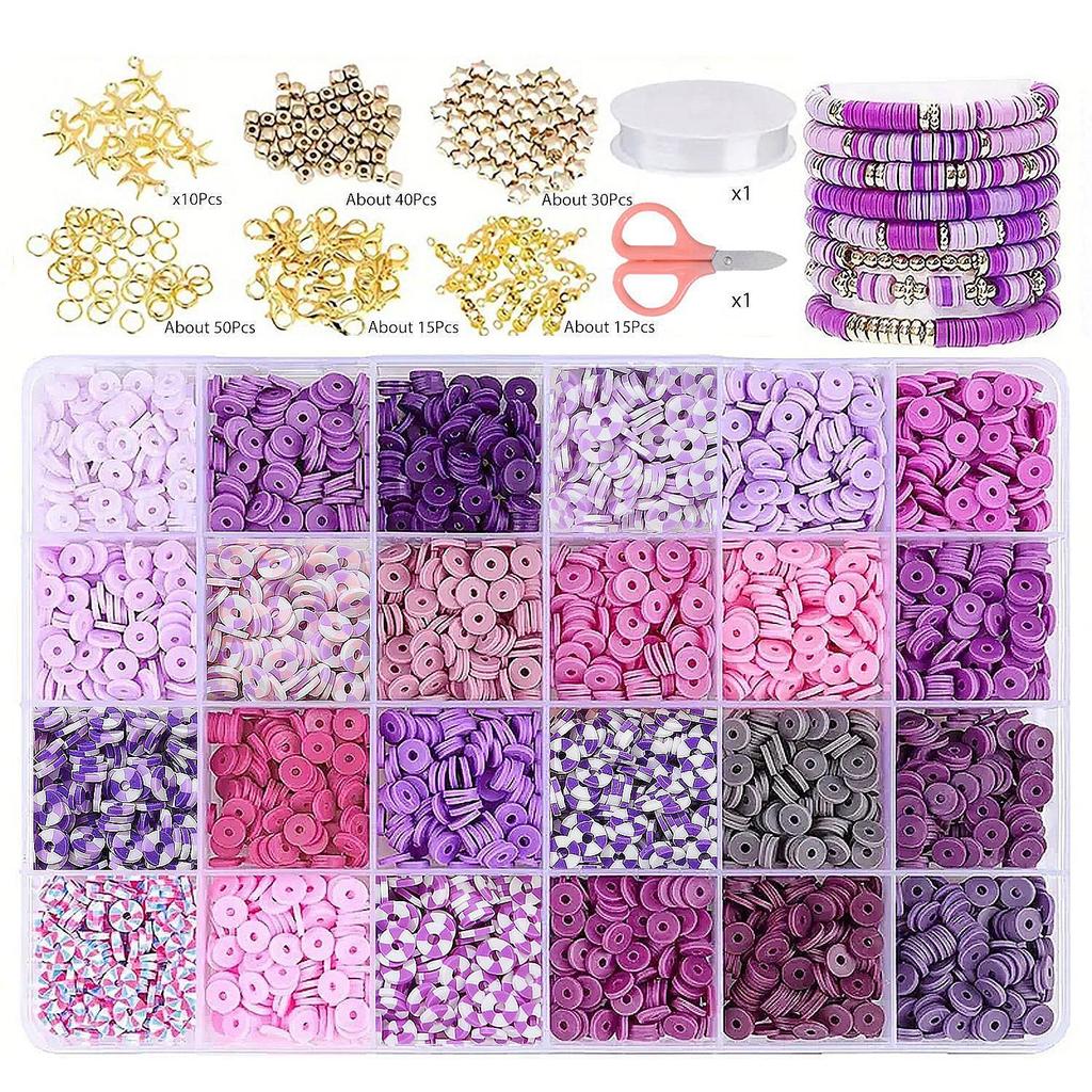 DIY Jewelry Bead Bracelet Kit: Educational Toy Set for Kids with Handmade Gift Box