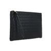 Bottega Veneta Woven Fringe Lambskin Clutch Women Clutch Black 749922VCPP38425