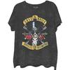 Guns N Roses T Shirt Appetite Washed Official Dip Dye On Black Unisex XXL