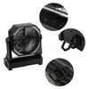 Camping Fan with LED Lantern 4  s 270 Degree   Large   Volume USB Rechargeable Outdoor Tent Fan with Light Hook