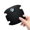 4 Stück Kohlefaser Auto Türgriff Schutzaufkleber Emblem Zubehör für BMW 3 4 5 7 Serie GT X1 X3 X4 X5 X6 F15 F16 F18 F10